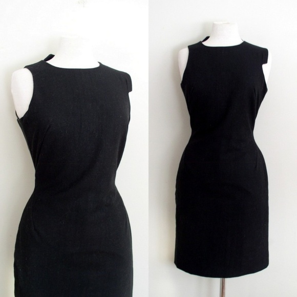 W118 by Walter Baker Black Metallic Margaret Dress - Picture 1 of 8